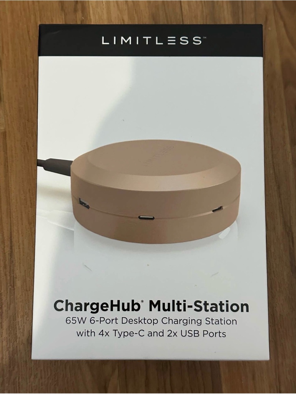 LIMITLESS ChargeHub Multi-Station - Rose Gold 6-Port Charger